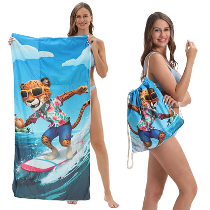 🔥HOT SALE🏖️ 2-in-1 Organic Cotton Towel Bag🔥