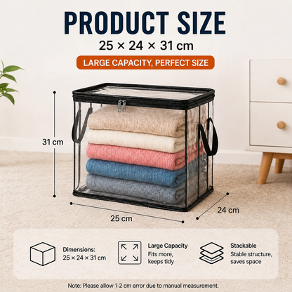 ⏰LAST DAY 50% OFF✨Multi-Purpose Transparent Storage Bag👕