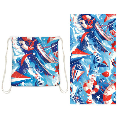 🔥HOT SALE🏖️ 2-in-1 Organic Cotton Towel Bag🔥