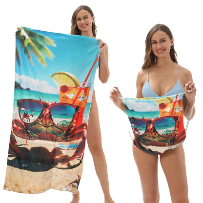 🔥HOT SALE🏖️ 2-in-1 Organic Cotton Towel Bag🔥