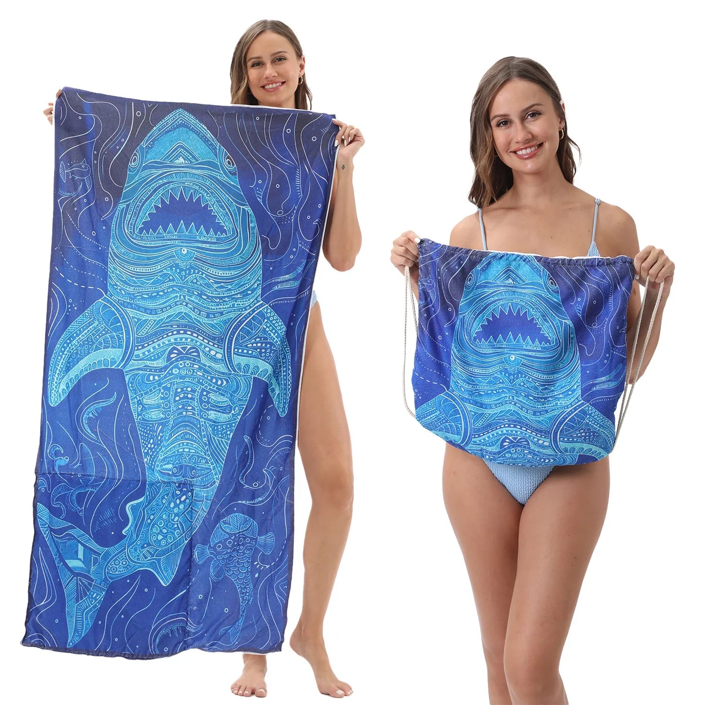 🔥HOT SALE🏖️ 2-in-1 Organic Cotton Towel Bag🔥