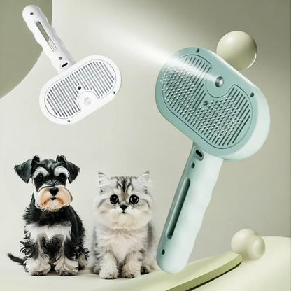 2-in-1 Brush & Spray Tool for Cats & Dogs