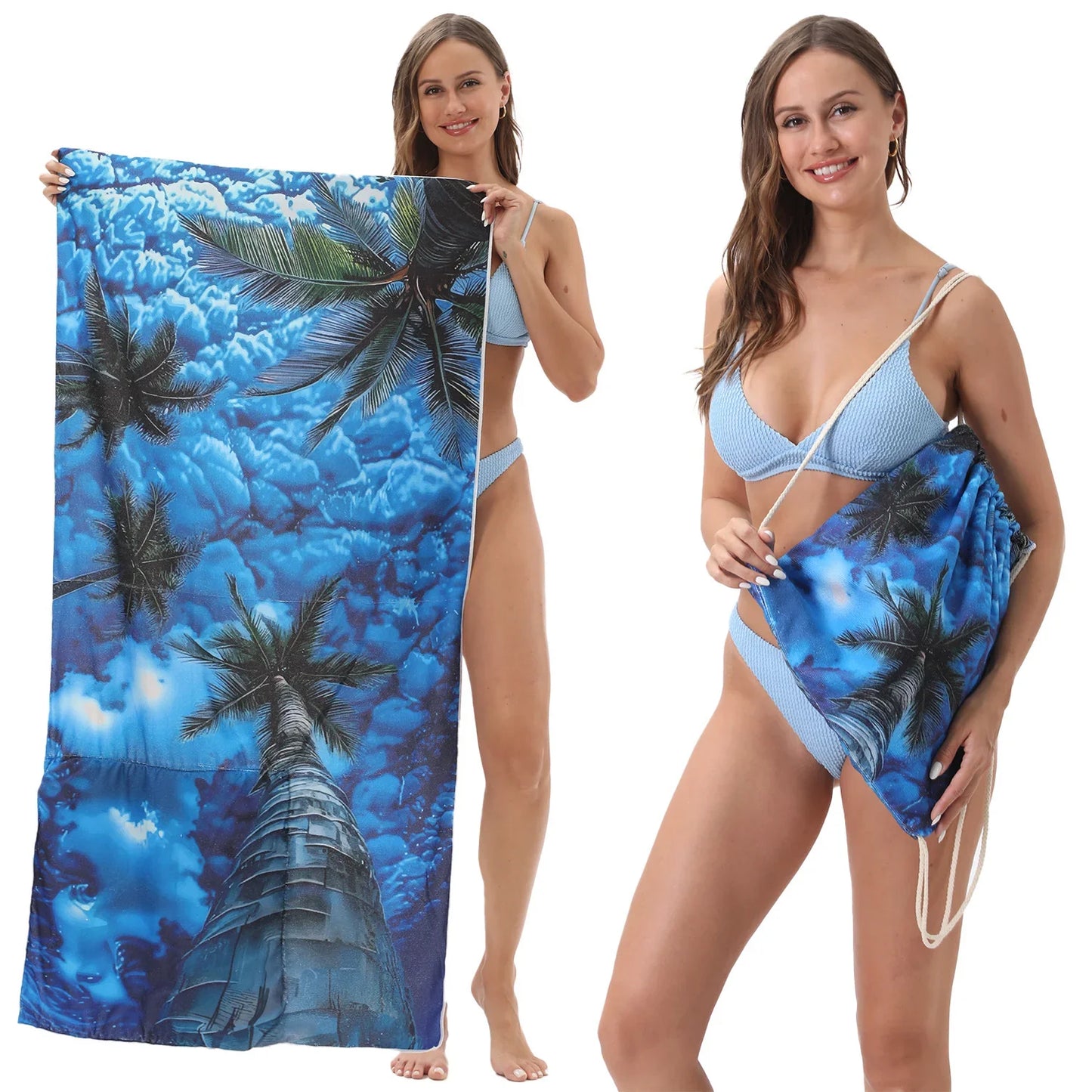 🔥HOT SALE🏖️ 2-in-1 Organic Cotton Towel Bag🔥