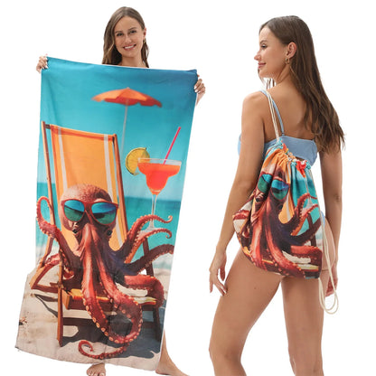 🔥HOT SALE🏖️ 2-in-1 Organic Cotton Towel Bag🔥
