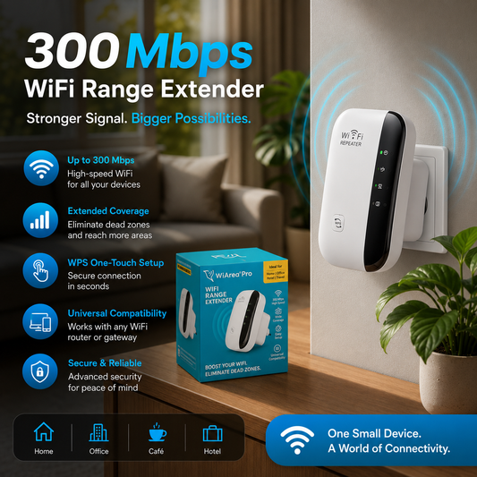 💥50% OFF💥Large Area Internet Booster · WiFi Repeater WiArea® Pro