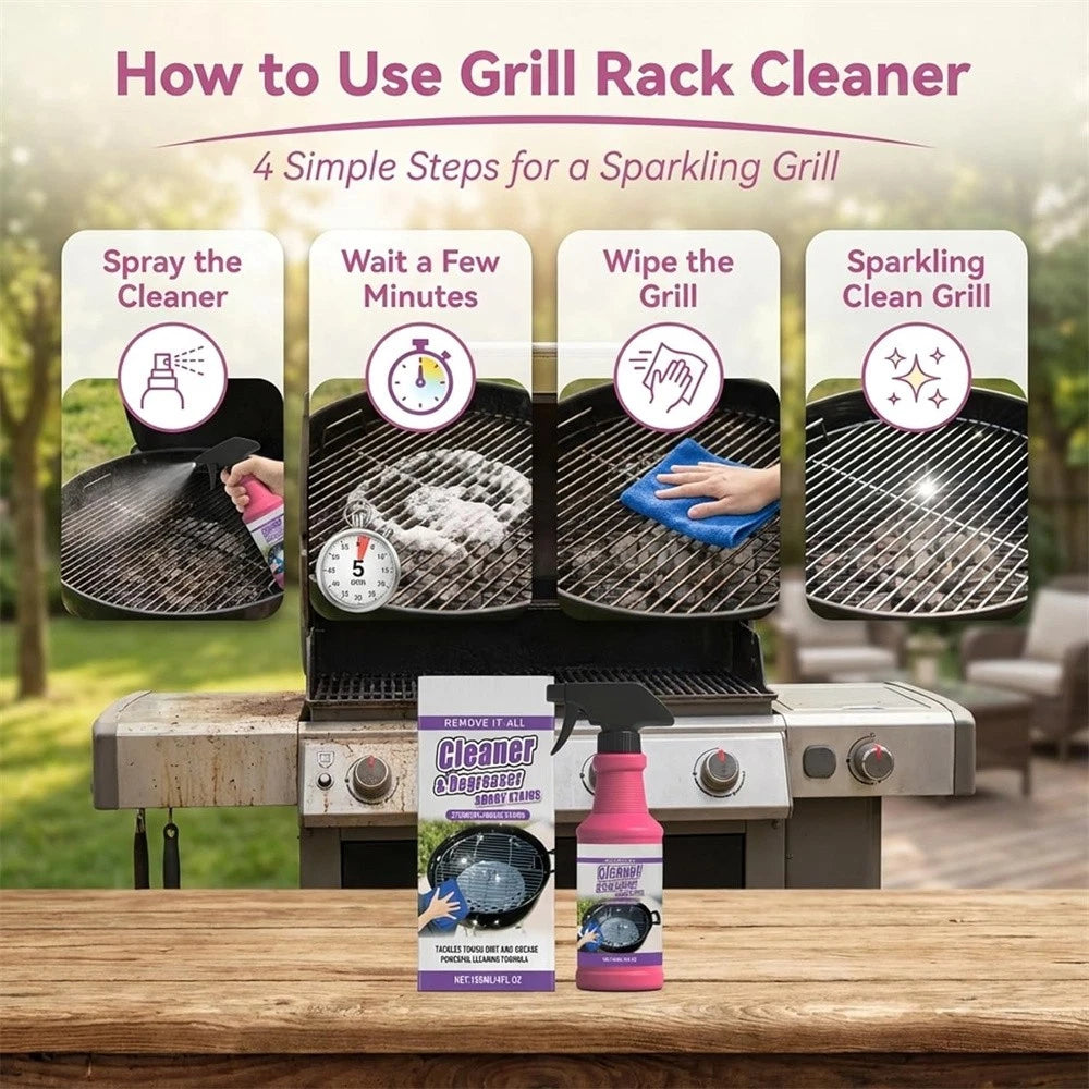 🧼 The Ultimate Kitchen · Grill Cleaner - Powerful Fast-Acting Degreaser Spray💦
