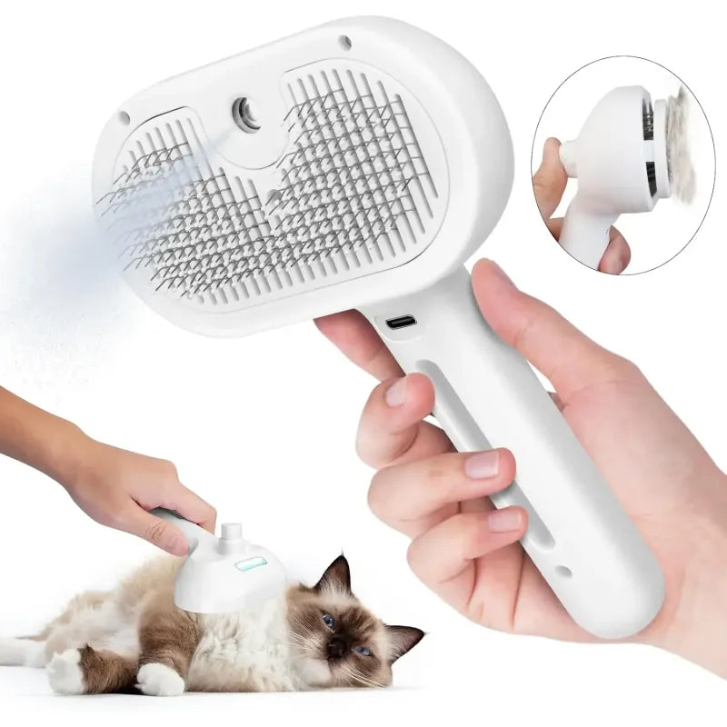 2-in-1 Brush & Spray Tool for Cats & Dogs
