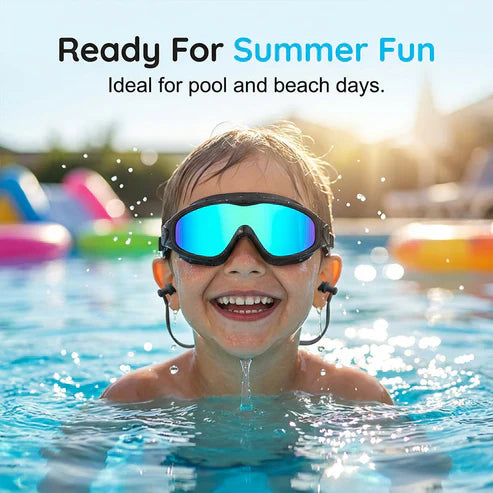 👓Anti-Fog Swimming Goggles – Clear · Comfortable Vision 💧