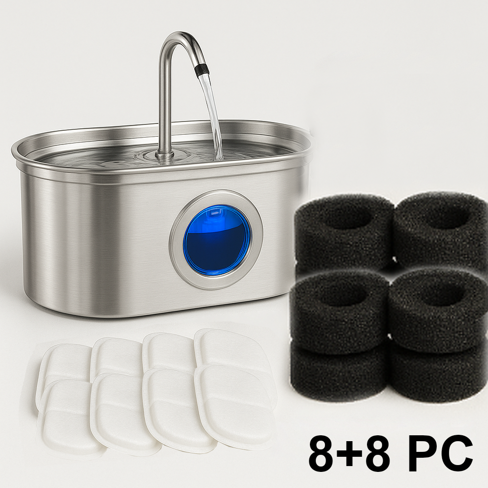 Stainless Steel Pet Water Fountain