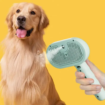 2-in-1 Brush & Spray Tool for Cats & Dogs