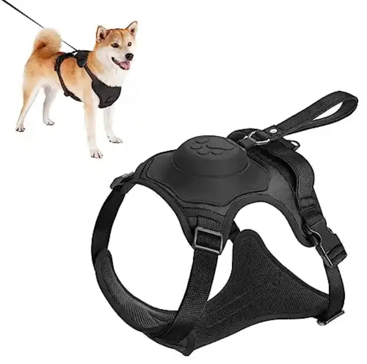 Dog Harness and Retractable Leash