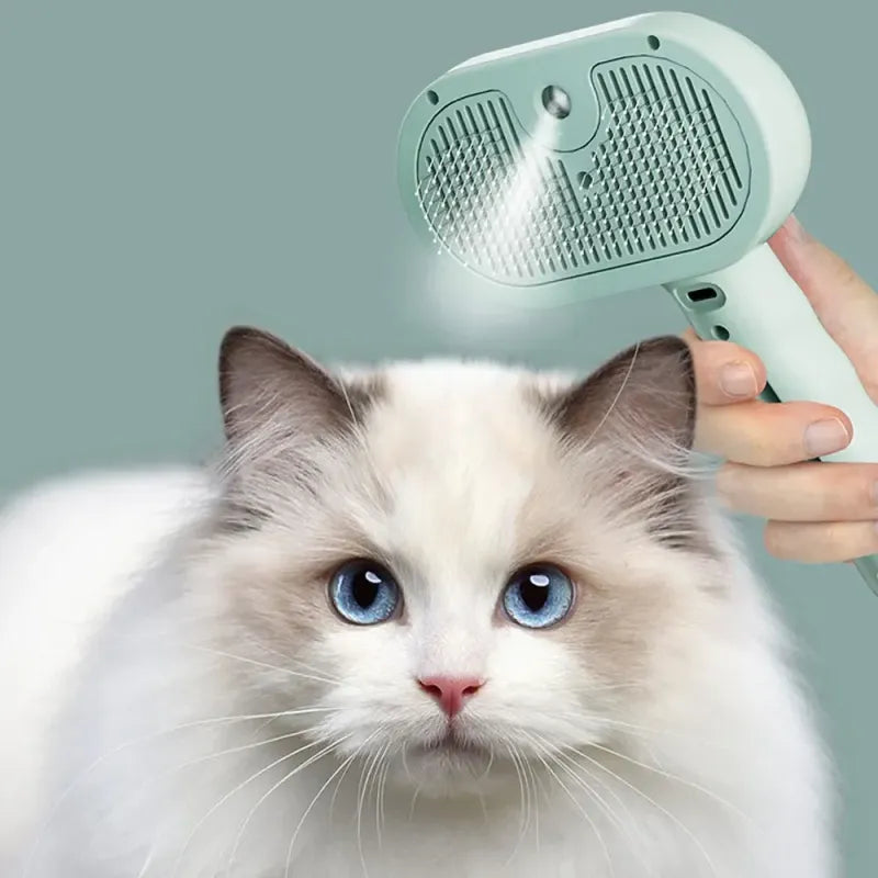 2-in-1 Brush & Spray Tool for Cats & Dogs