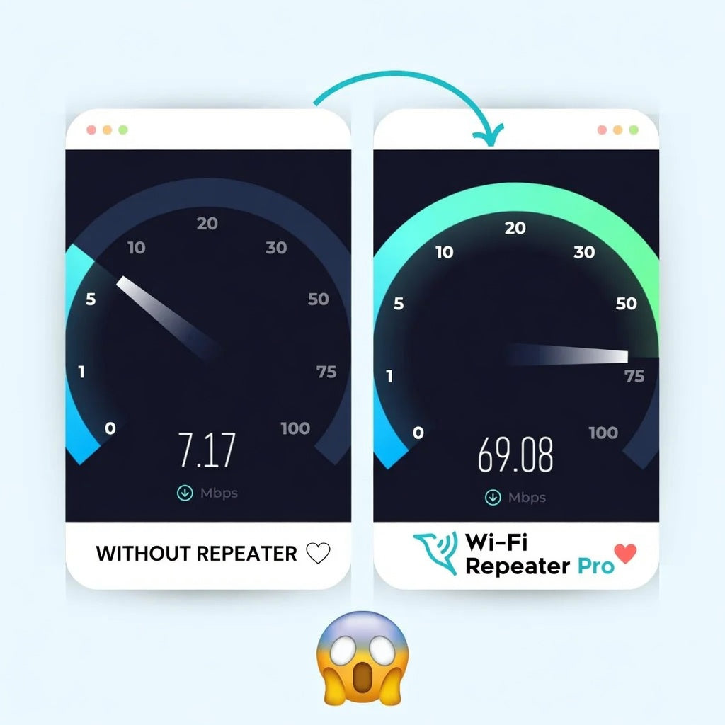 💥50% OFF💥Large Area Internet Booster · WiFi Repeater WiArea® Pro