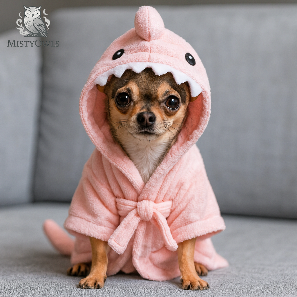 Fast-Dry Pet Bathrobe