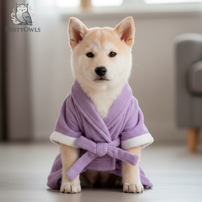 Fast-Dry Pet Bathrobe