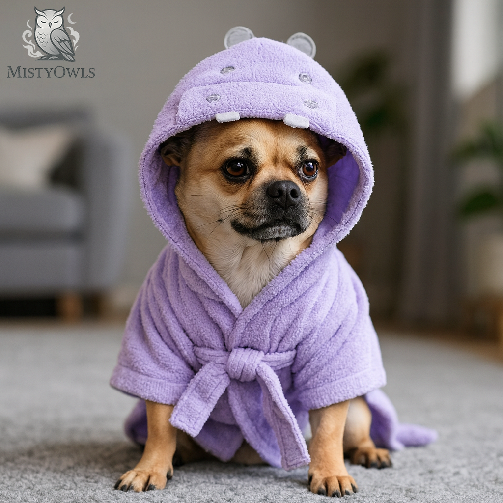 Fast-Dry Pet Bathrobe
