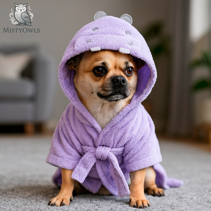Fast-Dry Pet Bathrobe