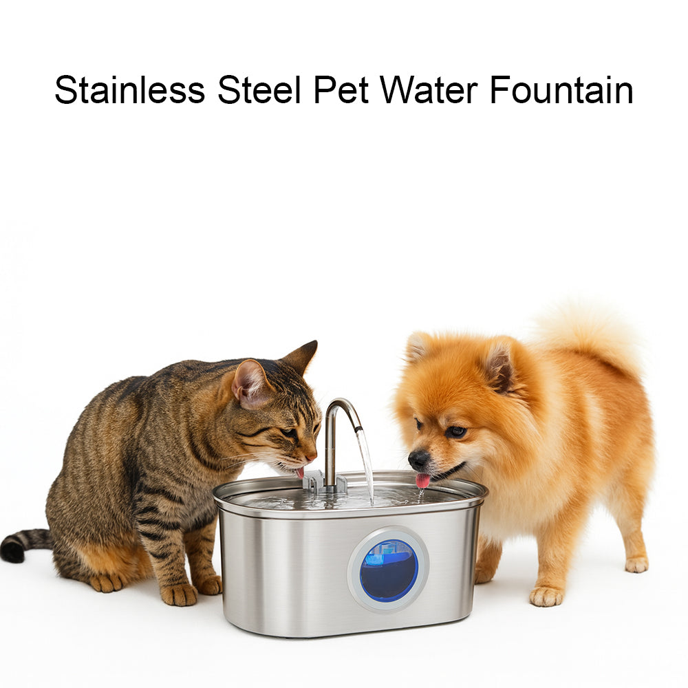 Stainless Steel Pet Water Fountain